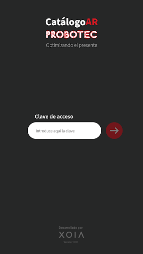 Android application Probotec: Catálogo AR screenshort