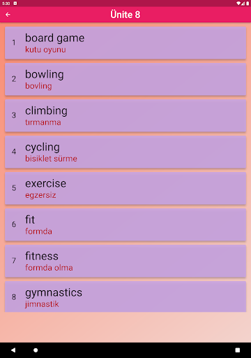 5. Sınıf İngilizce