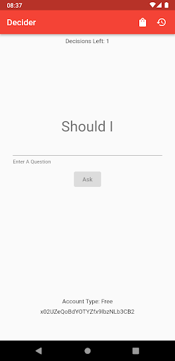 Android application DizaynSite Decider App screenshort