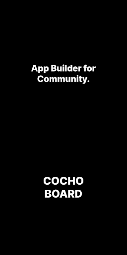 Android application 코코보드 - Community App Builder screenshort