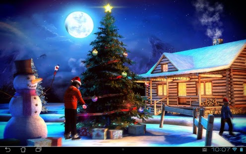 Screenshot ng Christmas 3D Live na Wallpaper