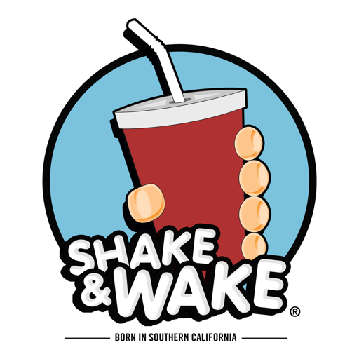 Shake and Wake logo