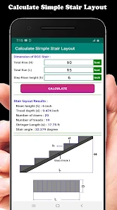 APK Stair Calculator untuk Muat Turun Android