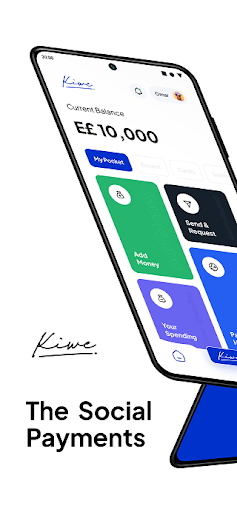 Android application KIWE – Social Payments screenshort