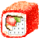 Coloring Sushi Pixel Art Game