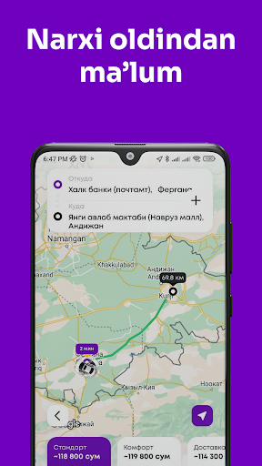 BonusTaxi— qulay mobil ilova Screen 2