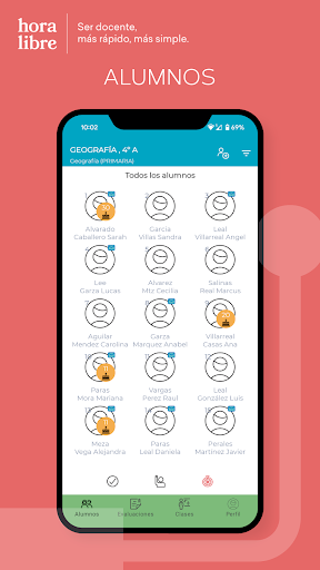 Android application hora libre screenshort