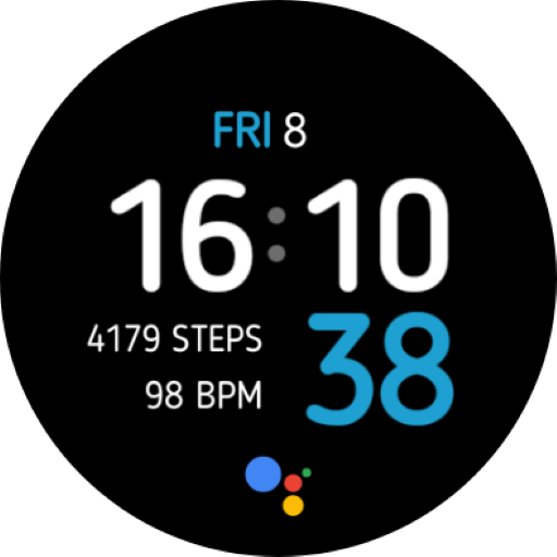 Clean Digital Watch face