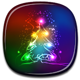 Neon Christmas Live Wallpaper icon