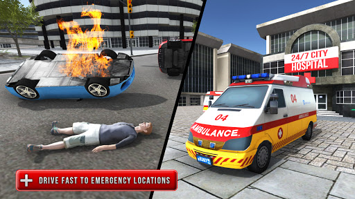 Android application Ambulance Rescue Emergency screenshort