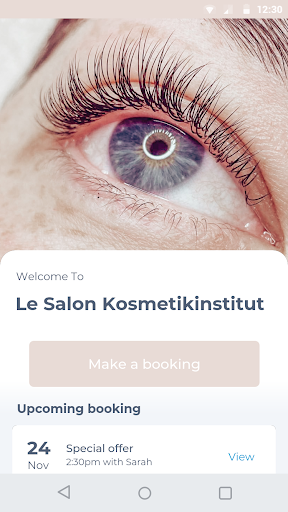 Android application Le Salon Kosmetikinstitut screenshort