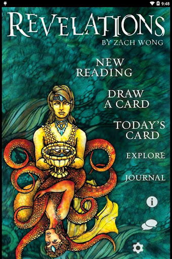 Screenshot of Revelations Tarot