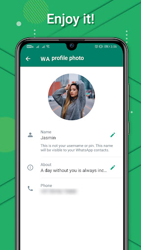 Android application WA Crop - set full size dp screenshort