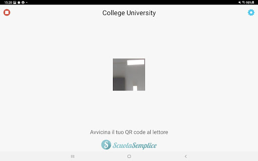 ScuolaSemplice QR reader Screen 3