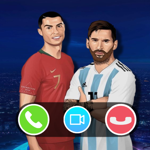 Messi & CR7 - Fake Video Call logo