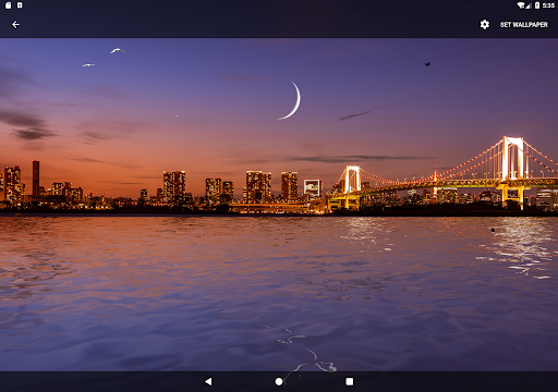 Moon Over Water Live Wallpaper - Personalization - apps