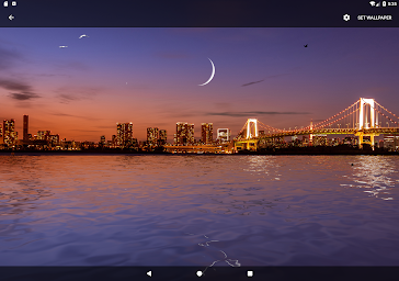 Moon Over Water Live Wallpaper