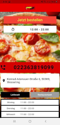 JUMBO PIZZA Screen 2