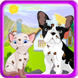 pet baby care girls games icon