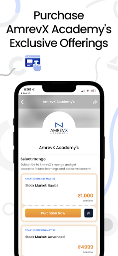 AmrevX Academy Screen 2