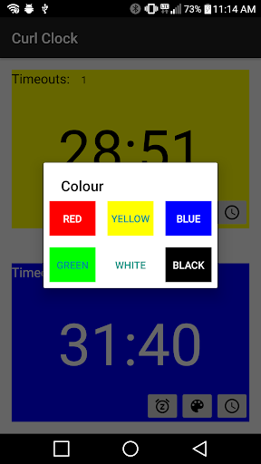 Curl Clock Screen 3