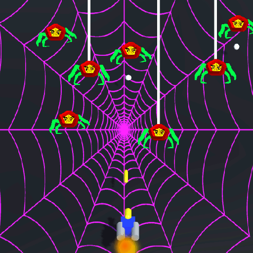Attack of the space spiders logo