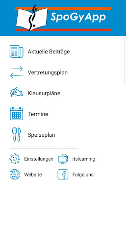 Android application SpoGyApp screenshort