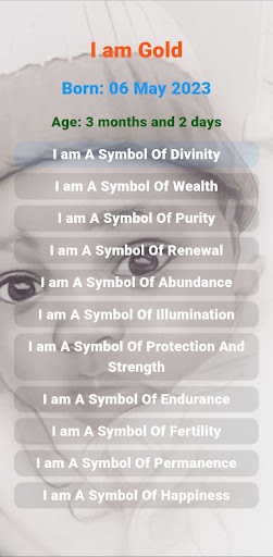 Android application I am Gold screenshort