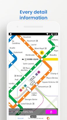 Montreal Metro Bus Map Guideのおすすめ画像5