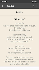 Screenshot 4 Billy Joel Lyrics android