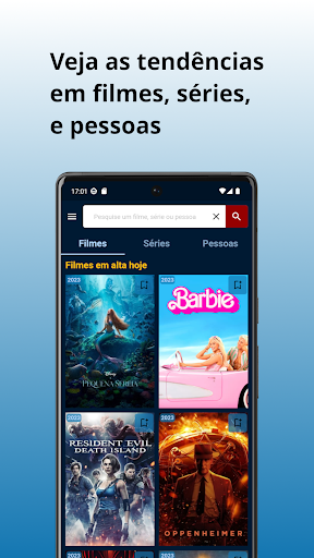 Visualização do aplicativo