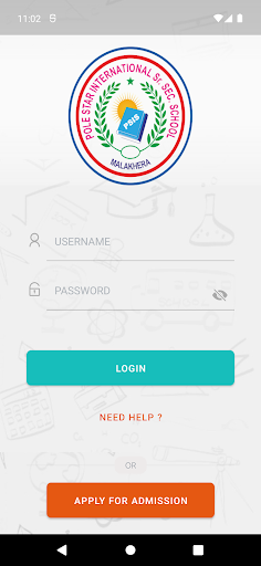Android application Pole Star International School screenshort