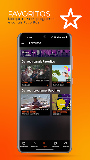 Android application NOWO TV screenshort
