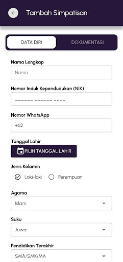 Android application Politica screenshort