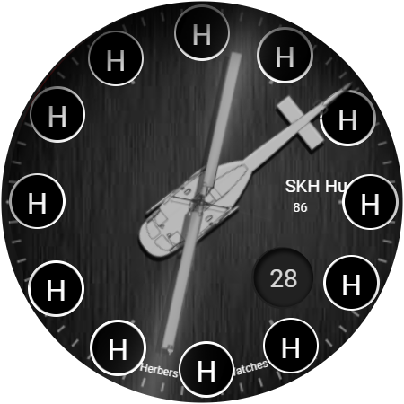 Helicopter Watch Face Q21 Screen 3