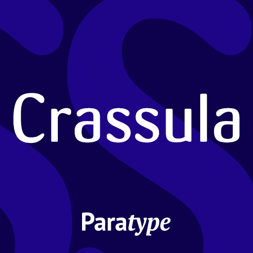 Crassula Latin and Cyrillic Fl logo