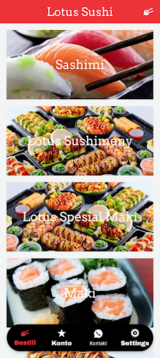 Lotus Sushi Screen 2