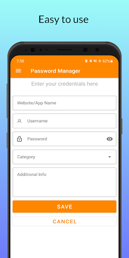 Secure Password Manager Screen 2