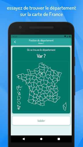 Screenshot of Quiz - French Departments