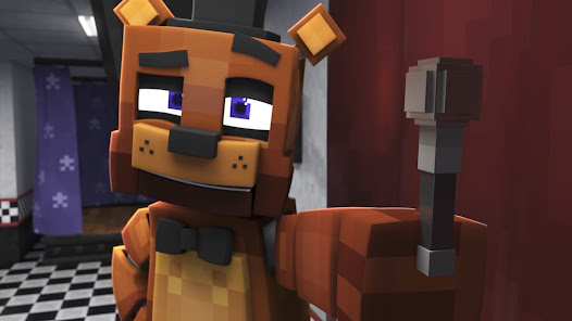 Captura de Pantalla 30 Mods y Mapas FNaF Minecraft PE android