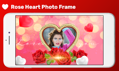 Rose Heart Photo Frames