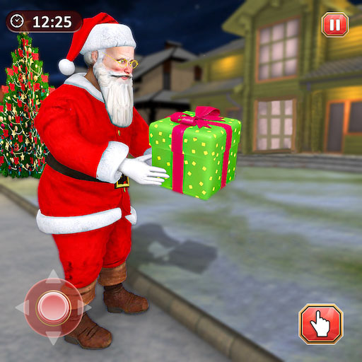 Baixar Christmas Flying Santa Gift