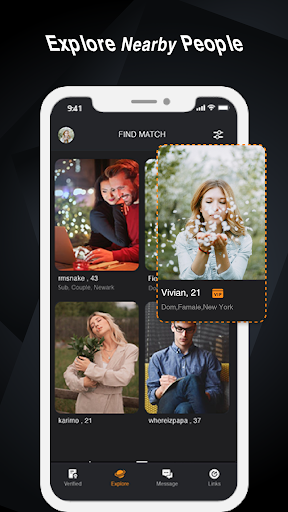 Android application Kink, Fetish & BDSM Dating App screenshort
