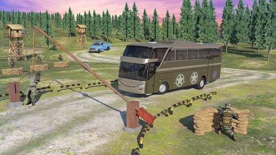 Army Coach Bus Simulator Game v1.7 MOD APK (Unlimited Money/Unlocked) Free For Android 4