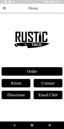 Rustic Taco Bar Screen 2
