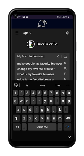 Android application Eagle Browser screenshort