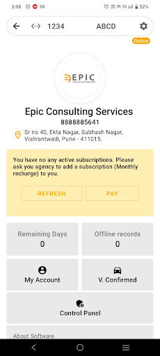 Epic Consulting Services Screen 2