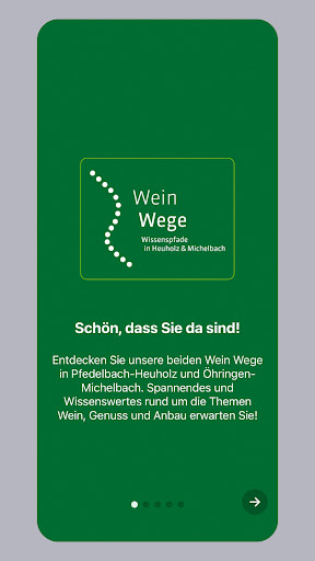 Android application Wein Wege screenshort