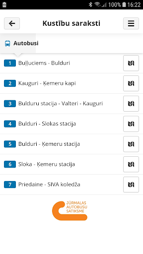 Jūrmalas autobusu satiksme Screen 2