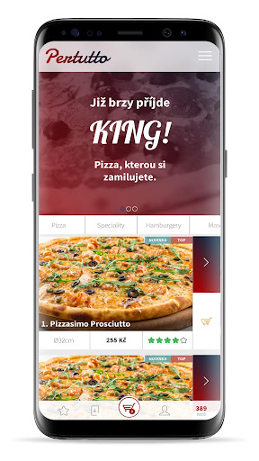 Android application Pizzerie Per Tutto screenshort